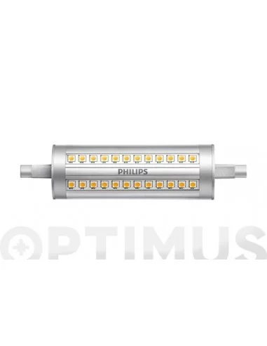 BOMBILLA LED LINEAL REGULABLE 117MM R7S LUZ NEUTRA 2000LM 14W